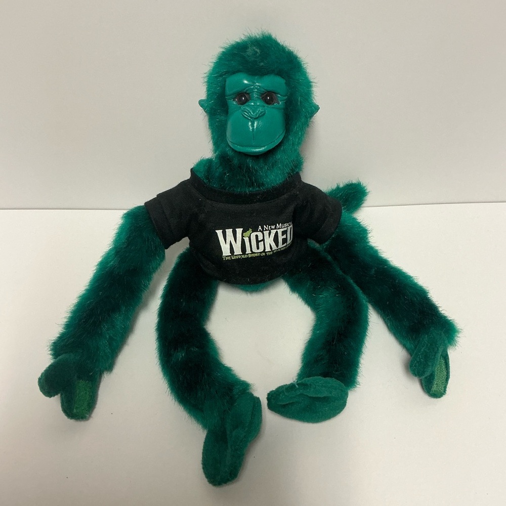 Wicked Broadway Musical Plush Green Flying Monkey Souvenir Official Merchandise